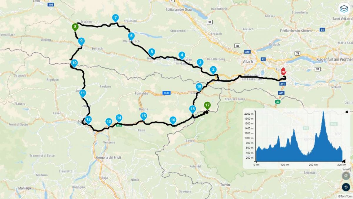 Österreich Slowenien Tour 2023 Tagestour 1 Julische Alpen kompakt