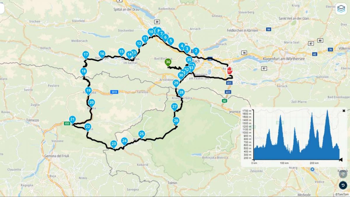 Österreich Slowenien Tour 2023 Tagestour 5 Rausch der Pässe