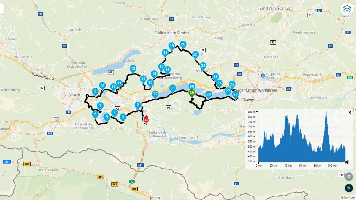 Österreich Slowenien Tour 2023 Tagestour 6 Relaxen mit Aussicht