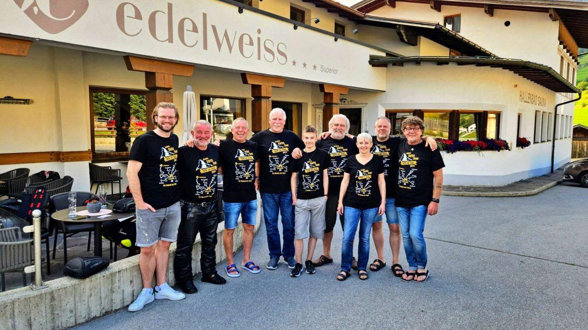 AST Austria Swiss Tour 2024 am Basishotel Edelweiß