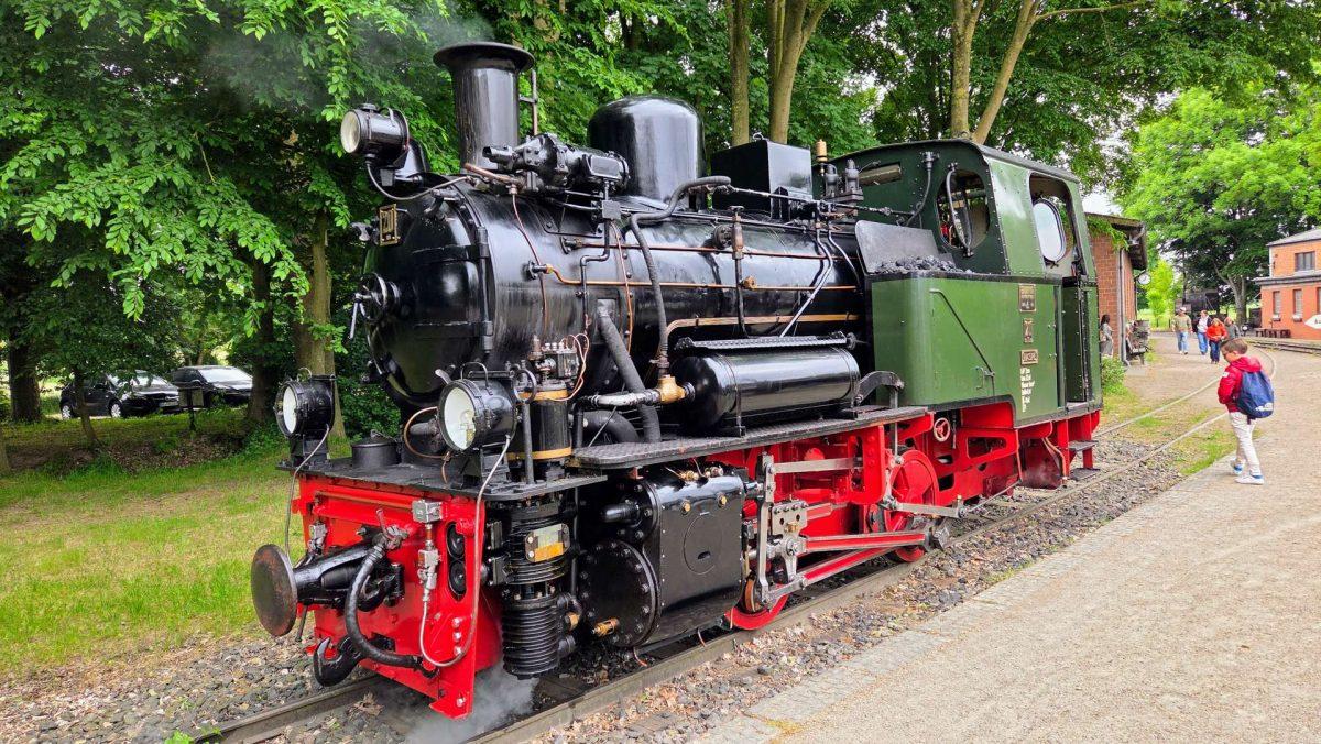 NRW on Tour Stammtisch Mai 2025 alte Dampflok der Selfkantbahn