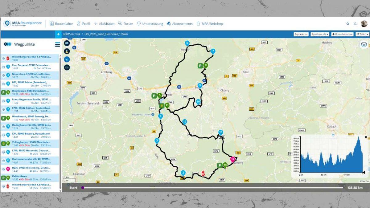 LRS Let´s rock Winterberg 2025 Routen in MyRoute-App 02
